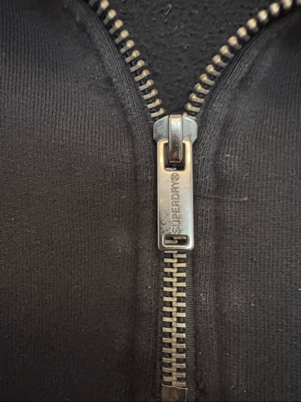 Superdry Black New York Tribeca Half-Zip Sweatshirt - Picture 3 of 6